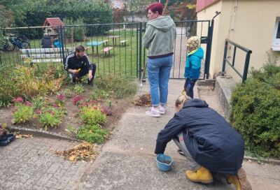 Großer Herbstputz in der KiTA 
